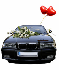 Image showing wedding car