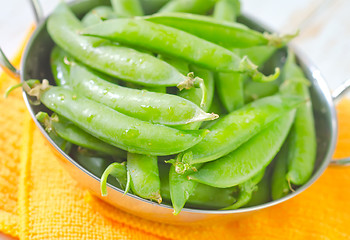 Image showing green peas