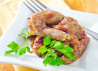 Image showing fried meat