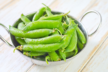 Image showing green peas