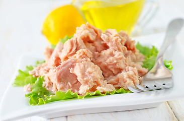 Image showing salad from tuna