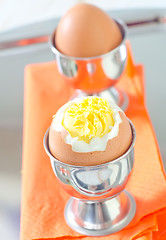 Image showing boiled eggs