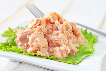 Image showing salad from tuna