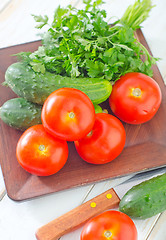 Image showing ingredients for salad