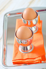 Image showing boiled eggs