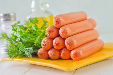 Image showing sausages