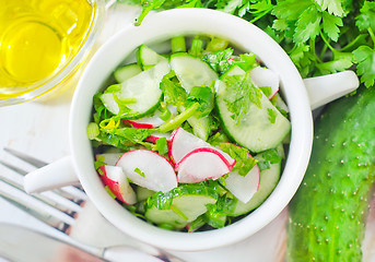 Image showing fresh salad