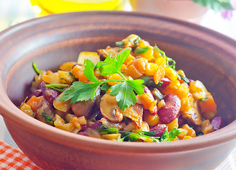 Image showing baked vegetables