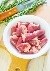 Image showing chicken hearts