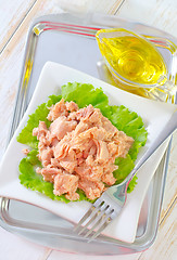 Image showing salad from tuna