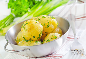 Image showing boiled potato