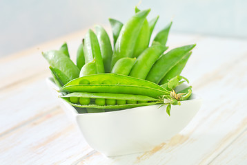 Image showing green peas