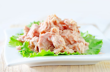 Image showing salad from tuna