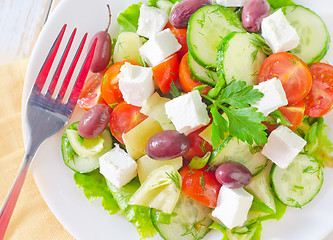 Image showing greek salad