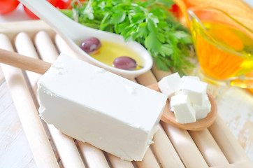 Image showing feta cheese