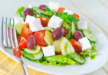 Image showing greek salad