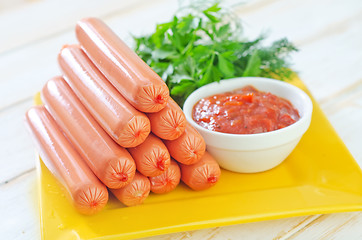 Image showing sausages