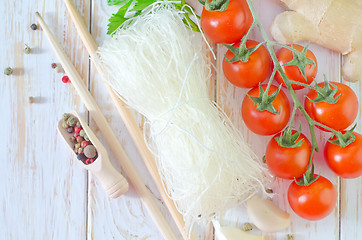 Image showing rice noodles