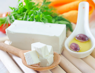 Image showing feta cheese