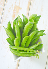 Image showing green peas