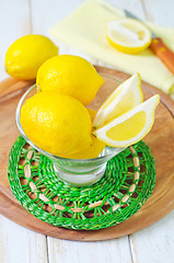 Image showing fresh lemons