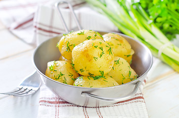 Image showing boiled potato