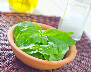 Image showing fresh basil