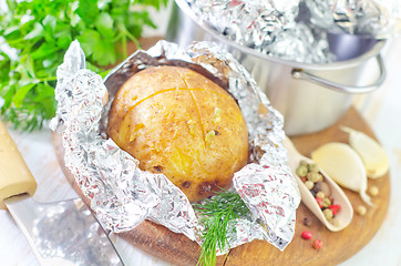 Image showing baked potato