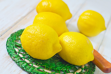 Image showing fresh lemons