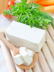 Image showing feta cheese