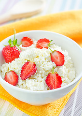 Image showing cottage with strawberry