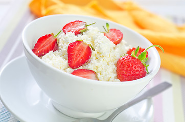 Image showing cottage with strawberry