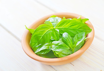 Image showing fresh basil