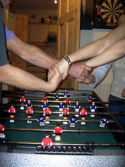Image showing table football