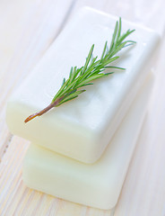 Image showing White soap