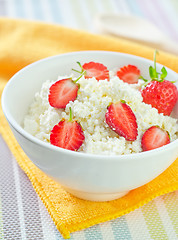 Image showing cottage with strawberry