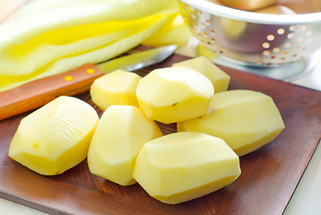 Image showing raw potato