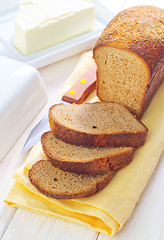 Image showing butter and bread