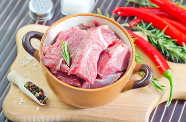 Image showing raw meat