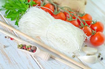 Image showing rice noodles