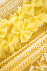 Image showing raw pasta