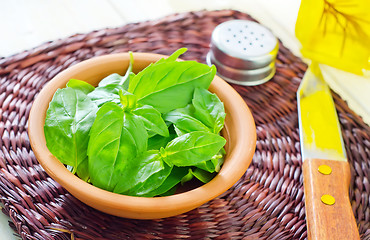 Image showing fresh basil