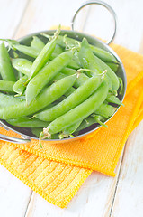 Image showing green peas