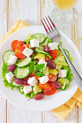 Image showing greek salad