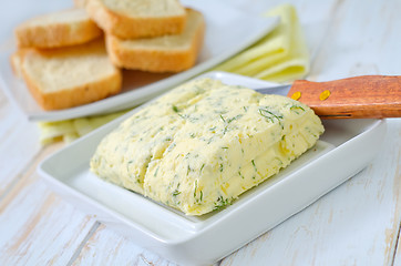 Image showing butter with garlic