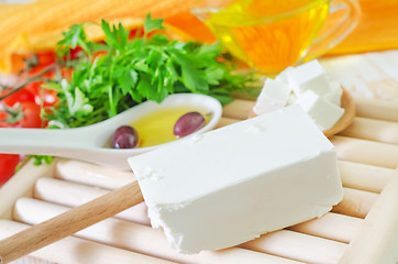 Image showing feta cheese