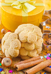 Image showing Sweet cookies for chrisnmas