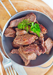 Image showing baked meat