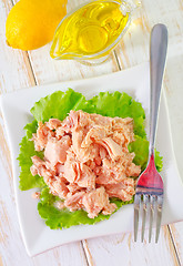 Image showing salad from tuna