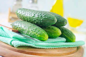 Image showing cucumbers